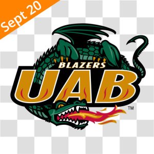 09/20 @ 12:45PM Vs. UAB